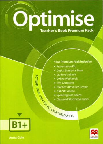 Optimise Update, B1+ – Teacher’s book pack