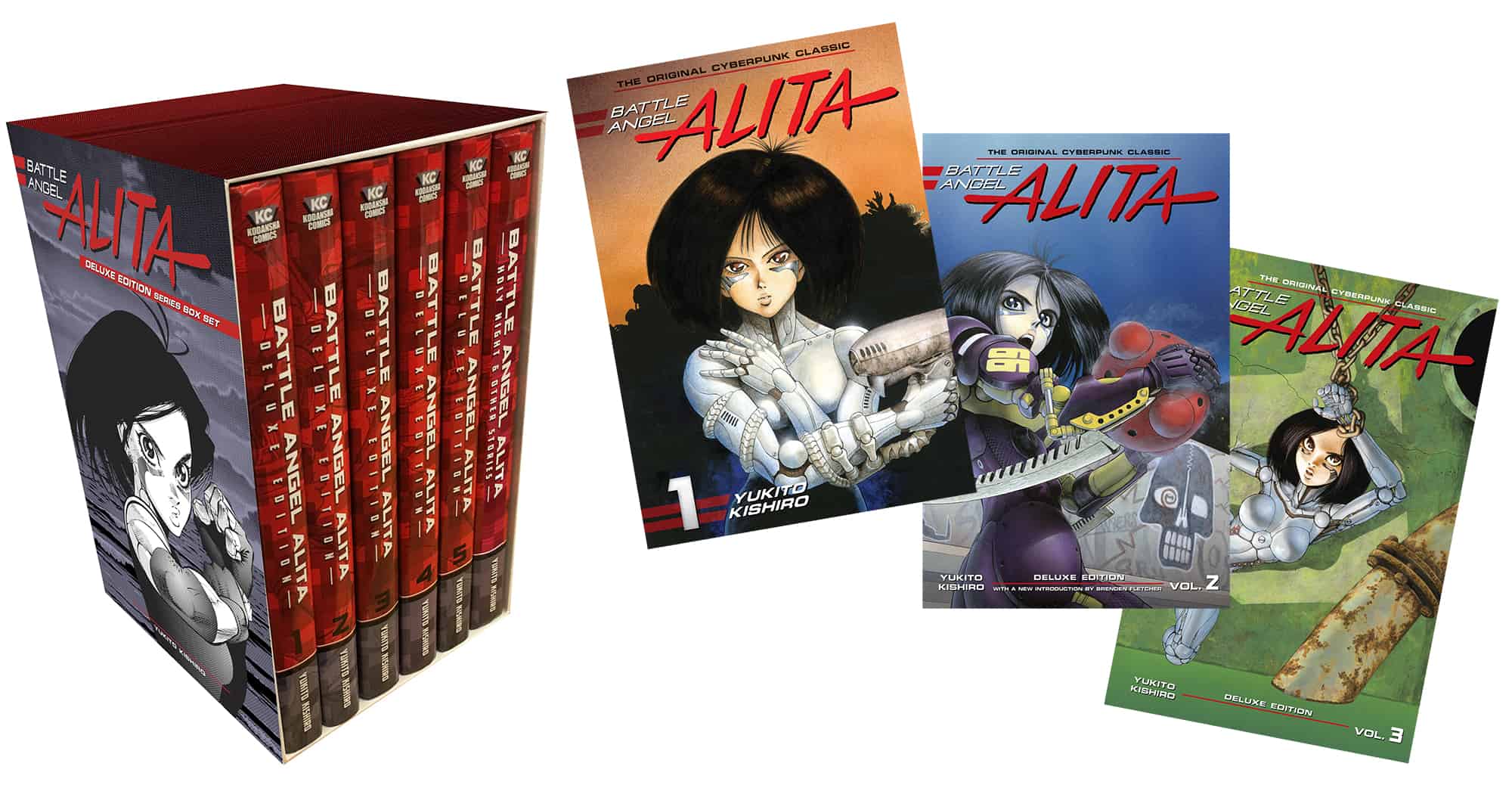 Battle Angel Alita Deluxe Complete Series Box Set - The English Book