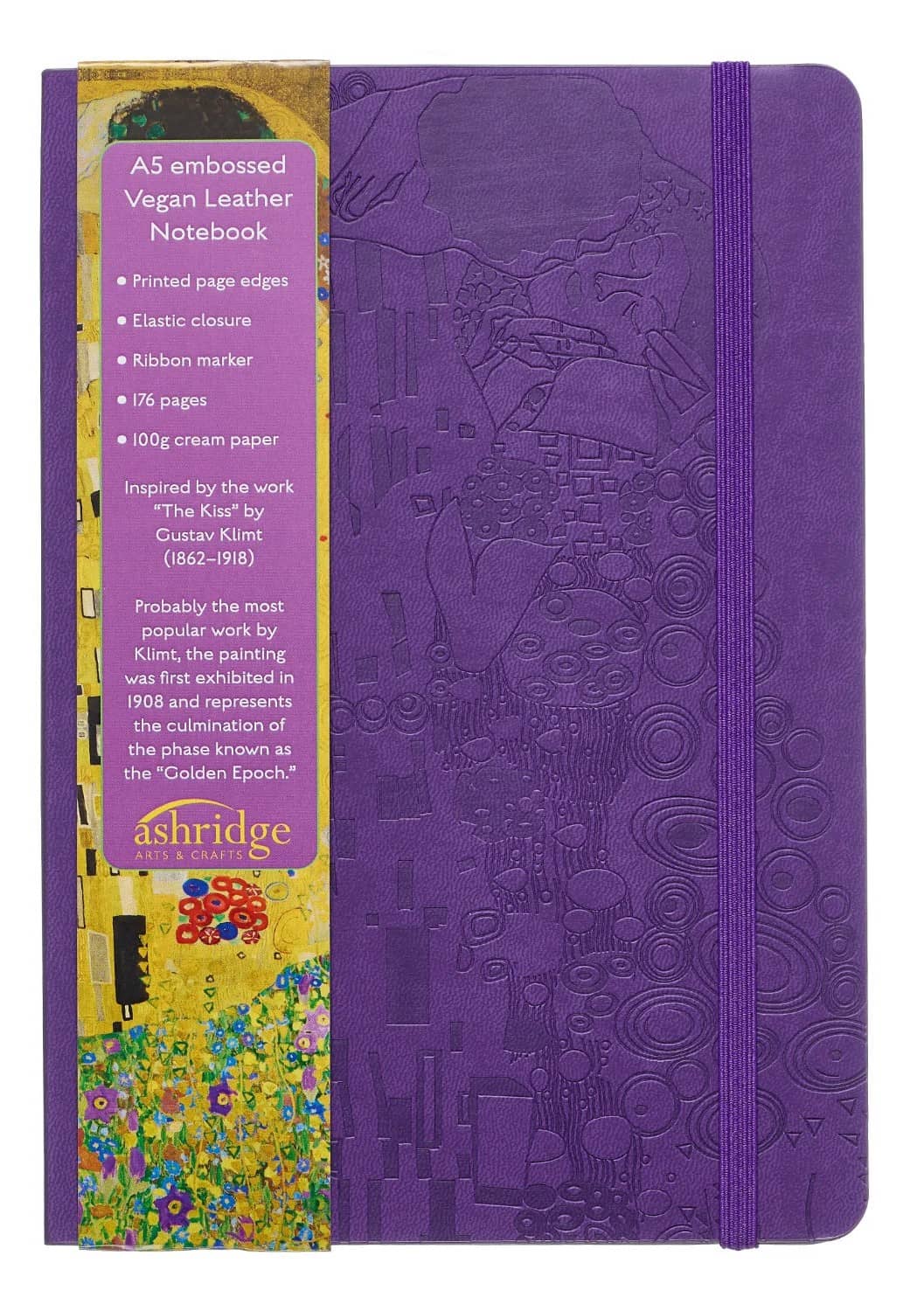 A5_Embossed_Lined_Notebook_-_Klimt